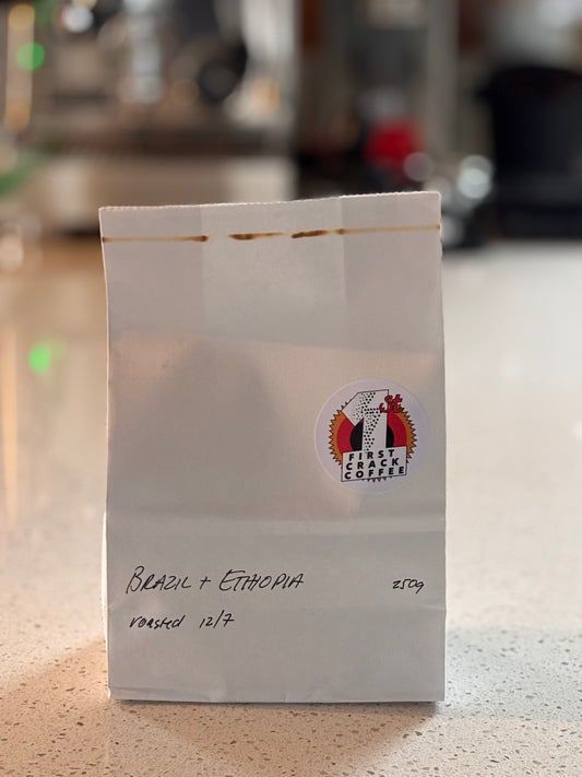 Roast coffee > Brazil + Ethiopia : 250g